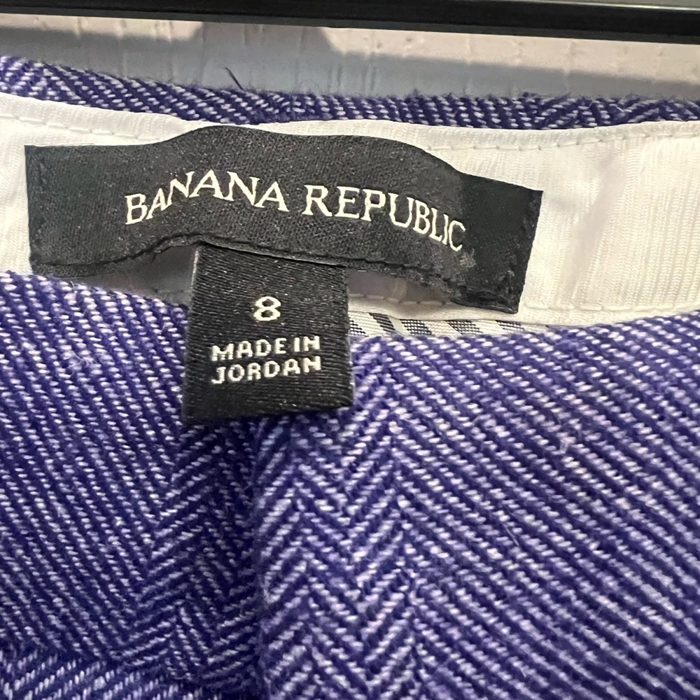 Banana Republic Purple Textured Skirt